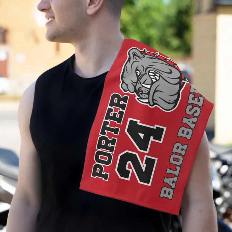 Custom Football Rally Towel, Football Team Gift
