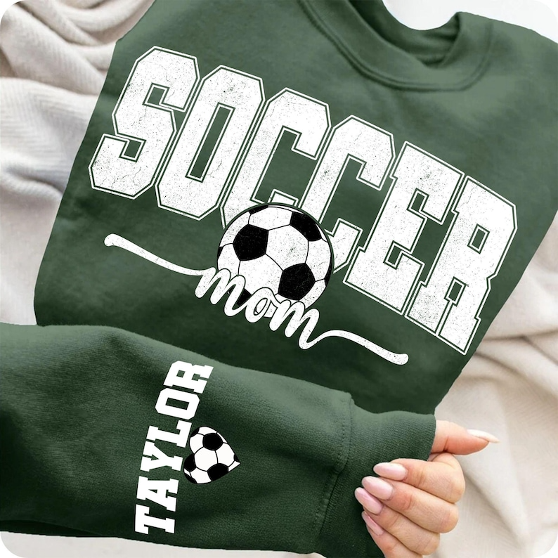 Personalized Soccer Mama Design, Fall Season Gift, Mother’s Day Soccer Gift