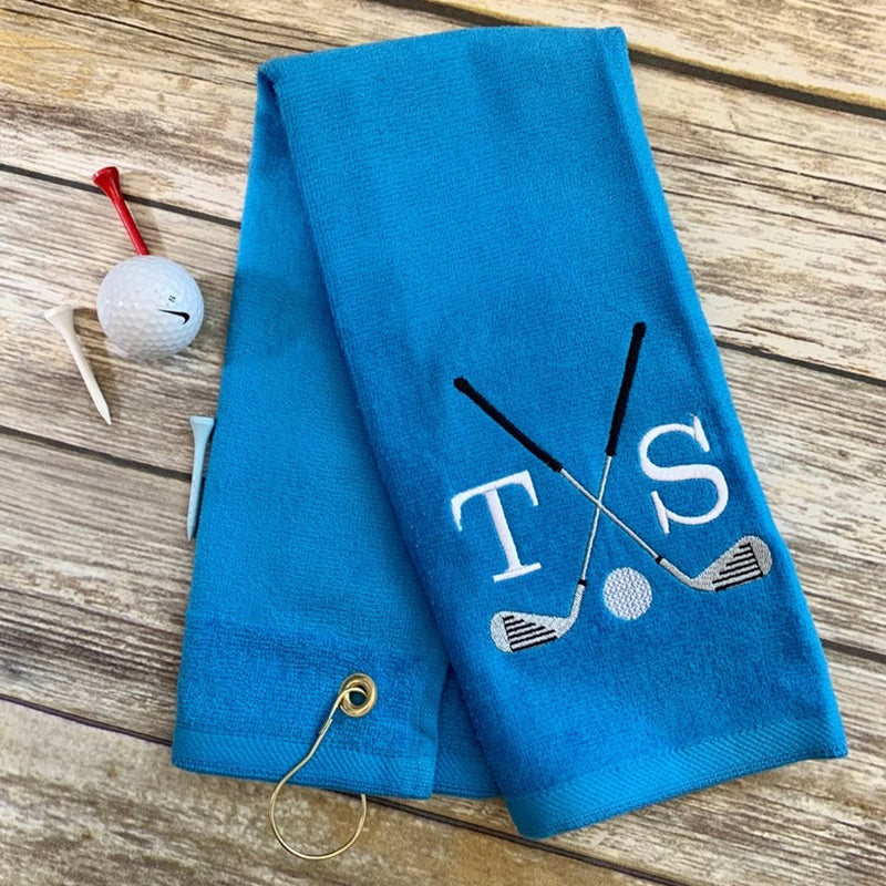 Personalized Golf Towel, Monogrammed Golf Towel