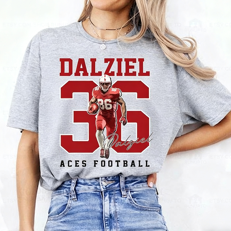 Custom Name and Number Football Player Shirt