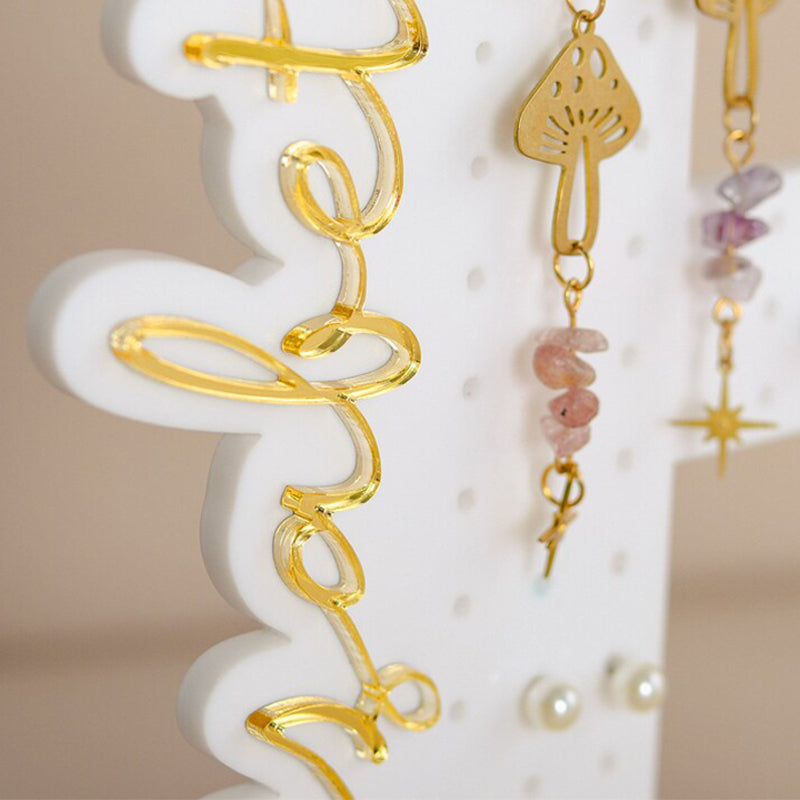 Personalized Earring Holder - Birthday Gift for Her, Custom Earring Display