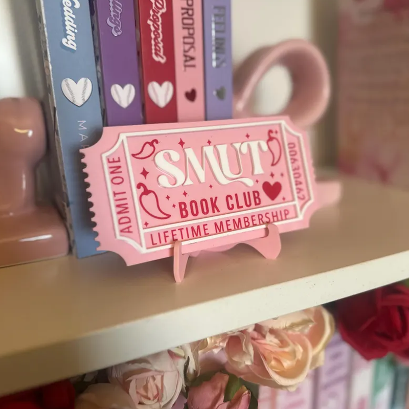 Bookish Ticket | Bookclub Ticket | Bookshelf Decor