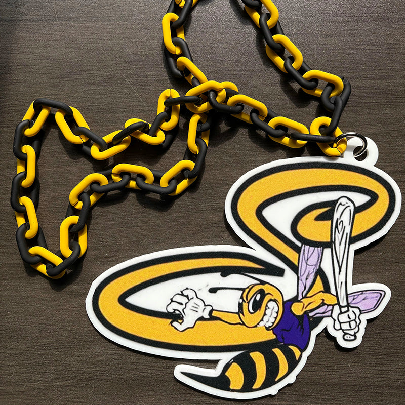 Any Logo Custom Sports Turnover Chain, Oversized Medallion, Team mascot