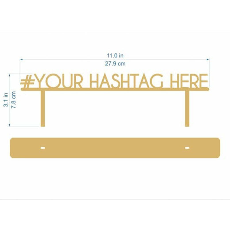 Custom Wedding Hashtag Sign Personalized Laser Cut Name Instagram Sign Acrylic