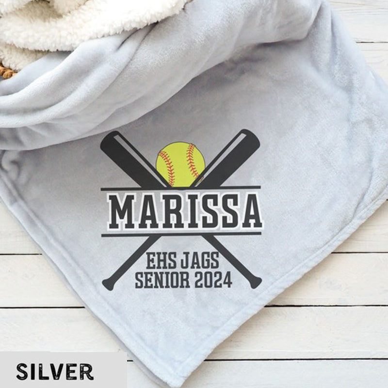 Personalized Sports Blanket, Custom Sports Gift