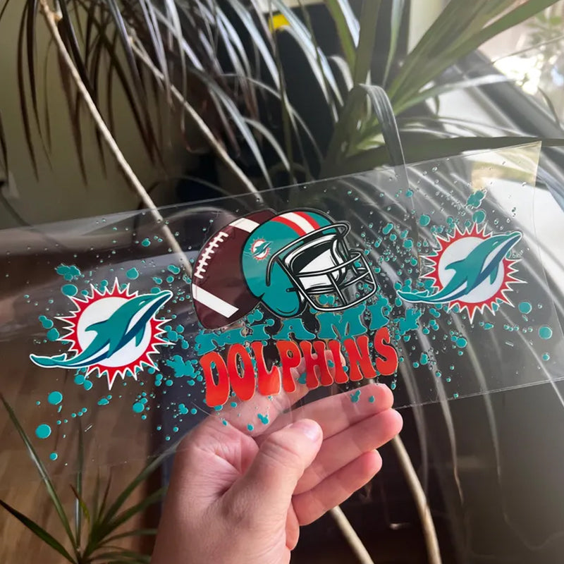 Football Cup Wrap - UV dtf Snow Globe Wrap