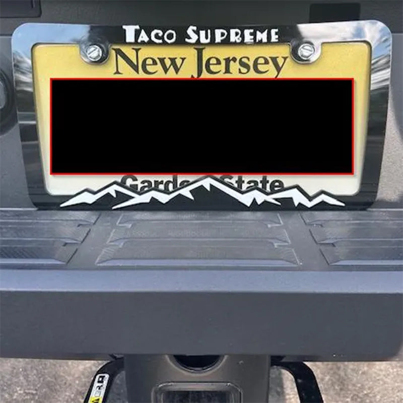 Mountain License Plate Frame Cover
