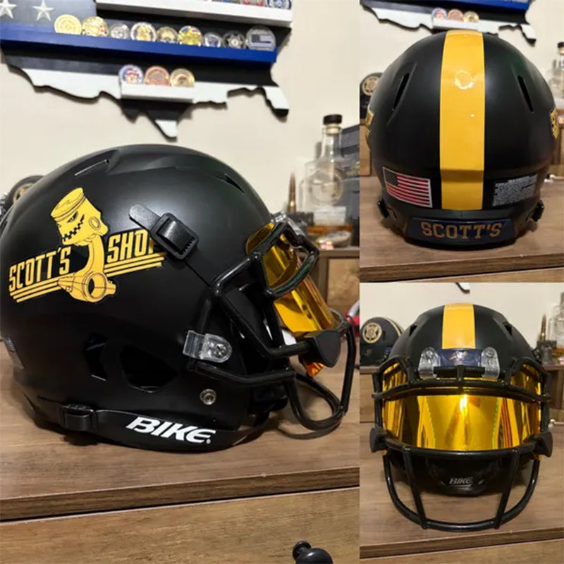 Football Helmet Decals - Full Size, Customized With Your Logo