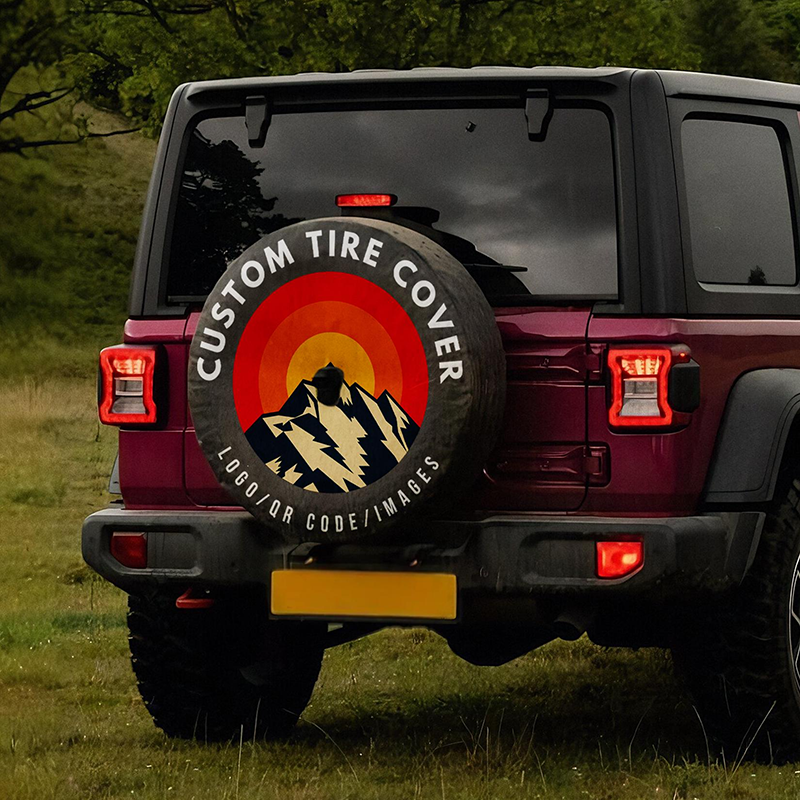 Personalized custom-made tire covers,With camera hole