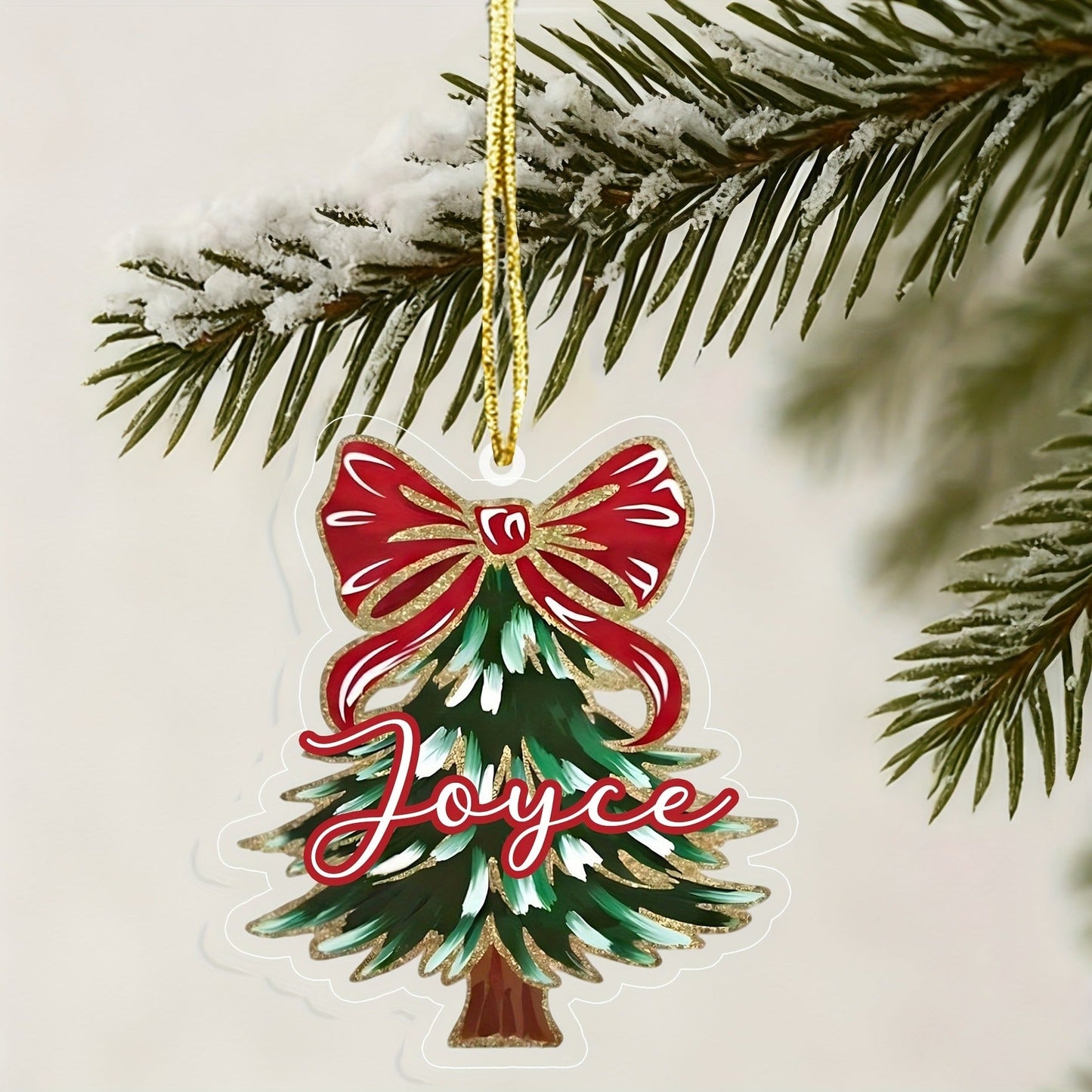 2D Flat - Personalized Custom Christmas Ornament