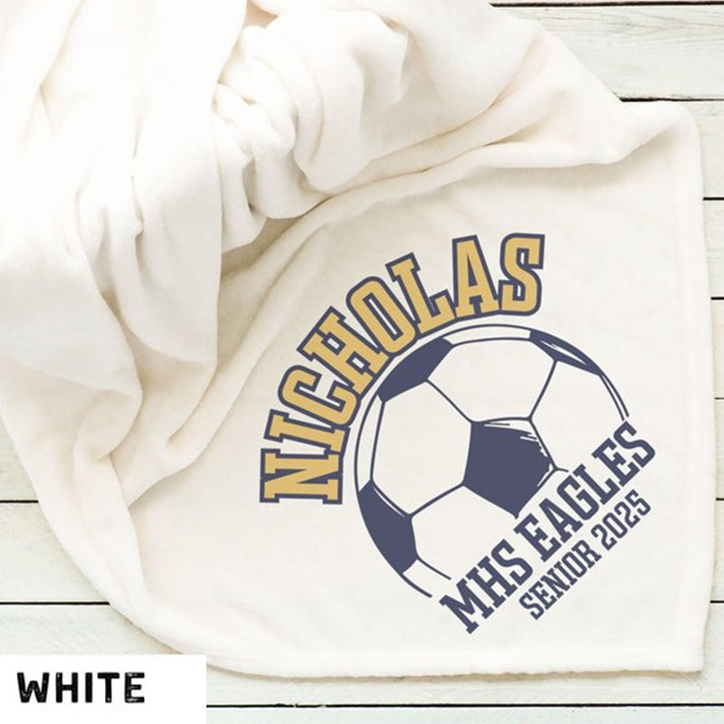 Personalized Sports Blanket, Custom Sports Gift