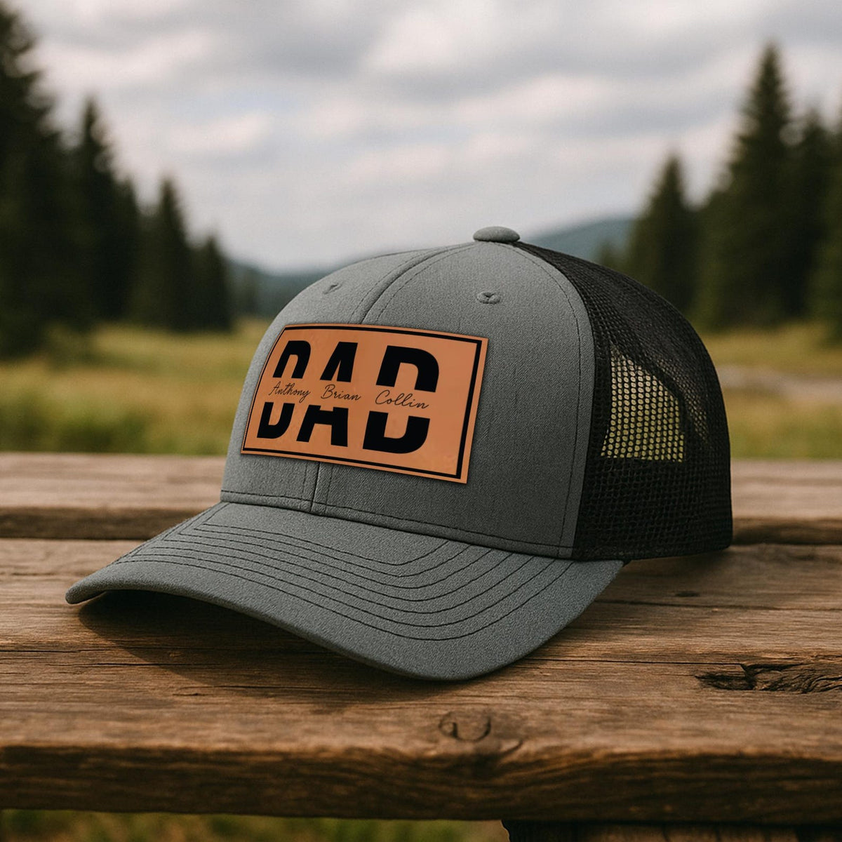 Custom Dad Hat With Kids Names-Personalized Dad Hat-Father's Day Hats