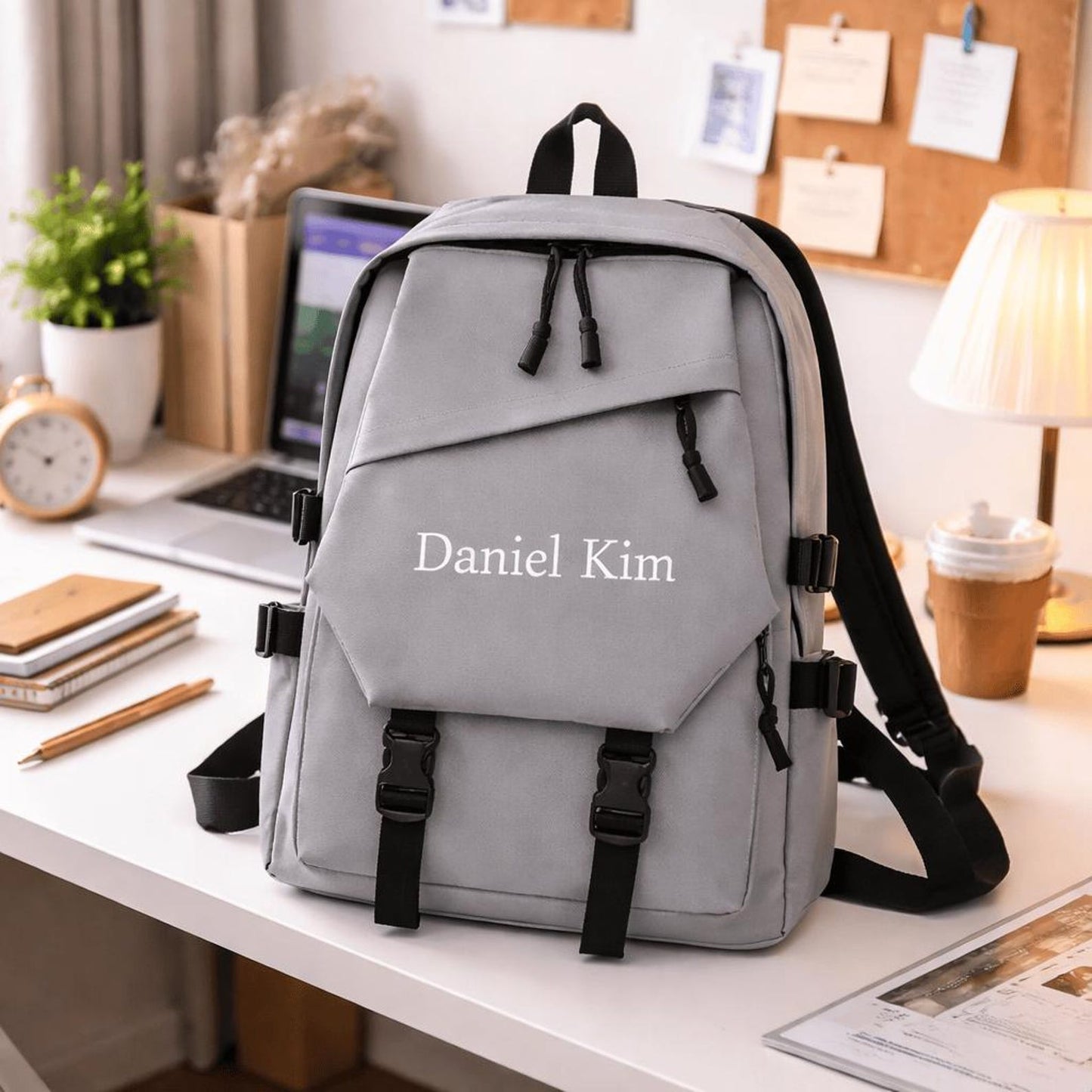 Personalized Name Backpack, Custom Student Travel Bag