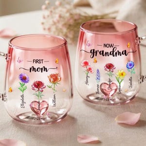 Birth Flower First Mom, Now Grandma Garden Gift
