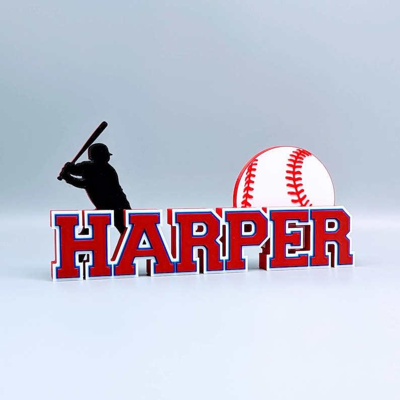 Custom baseball player Name - baseball gifts