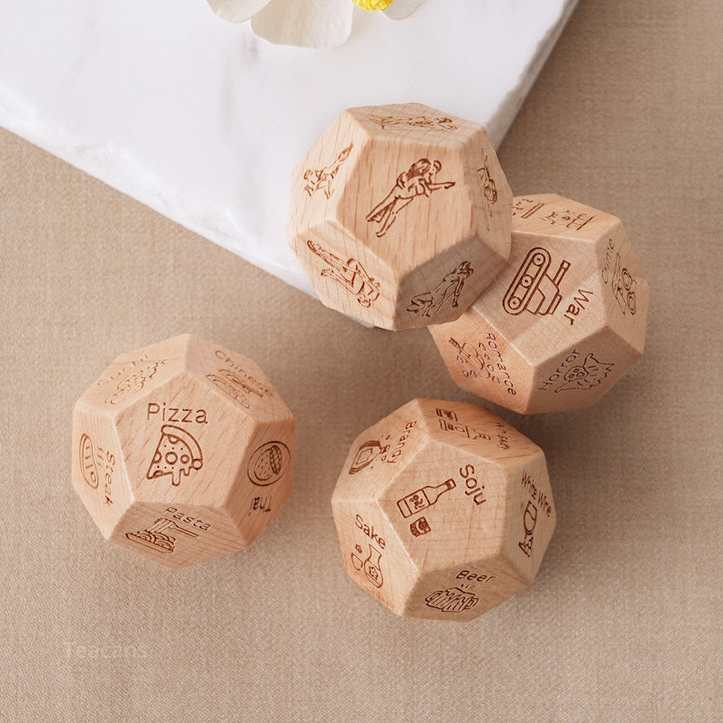 Personalised Date Dice Set-Anniversary Gifts
