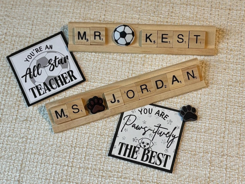 Name plate teacher sign teacher decor