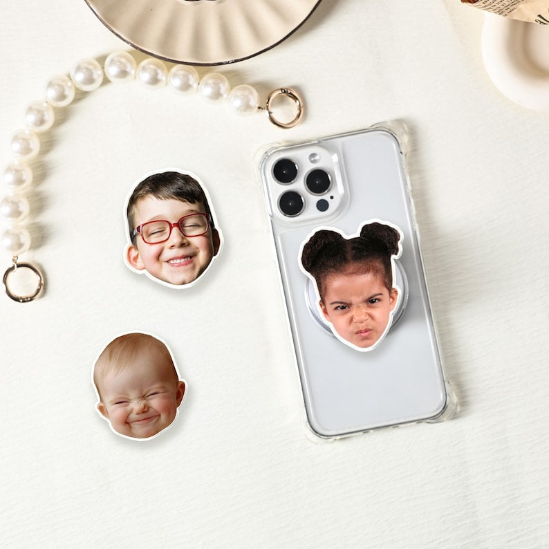 Custom Pet Face Phone Grip with