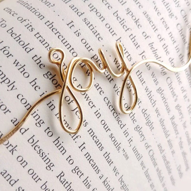 Personalized Bookmark Gift, Heart Bookmark, Metal Bookmark