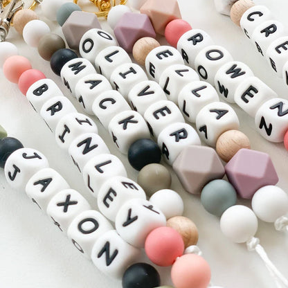 Name Keychain | Personalized Keychain | Custom Pacifier Clip
