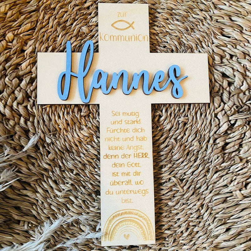 Communion Cross, Baptism Cross, Personalized Cross, Gift For Communion