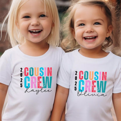 Cousin Crew Personalized T-Shirts, Custom Cousin Crew Shirts