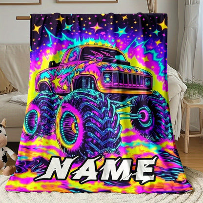 Mixed Color Radiant Fantasy Printed Digital Soft Flannel Blanket