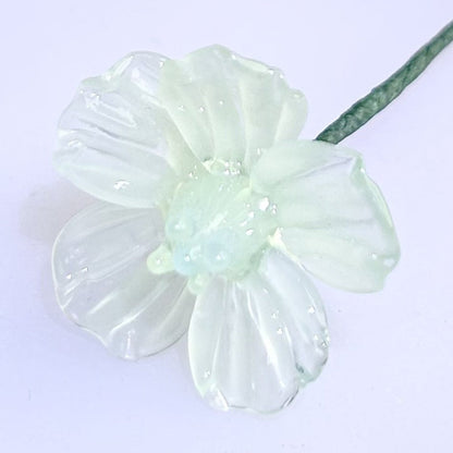 Glass Birth Month Flowers, Birth Flower Bouquet
