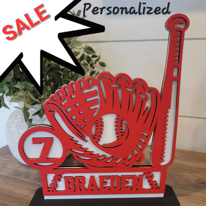 Youth Baseball Team/Player Gift Trophy Memorabilia - Base