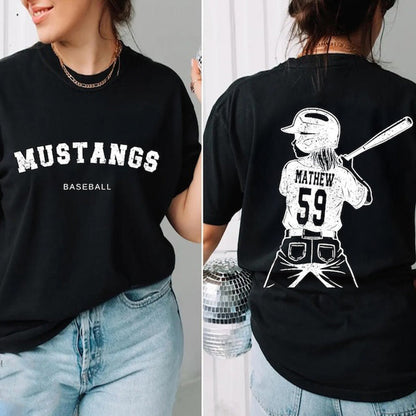 Customized Baseball Mom Shirt