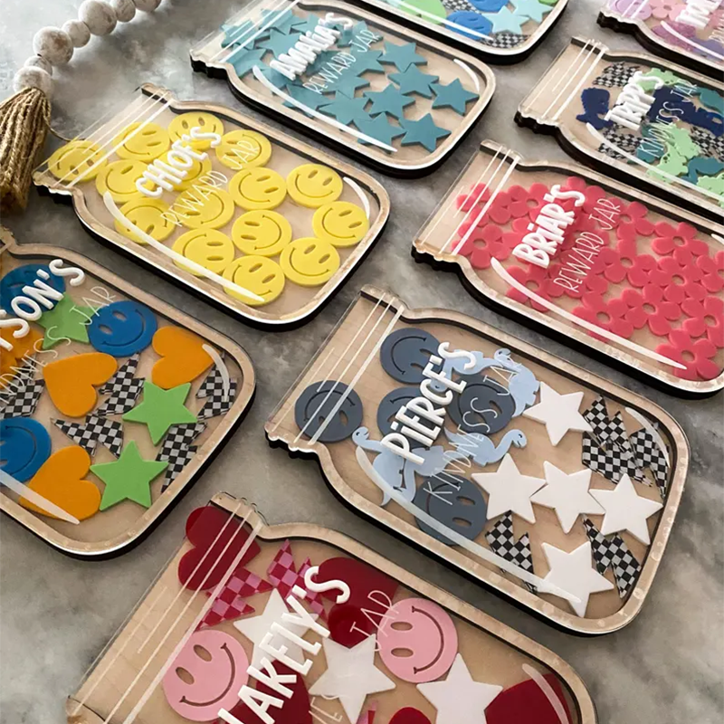 Kindness Jar Set | Reward Jar Set | Personalized Jar with Tokens