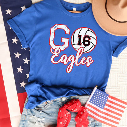 Custom Volleyball Number Shirt, Personalized Volleyball Mom Shirt