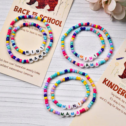Mommy And Me Matching Bracelet, First Day Of School Bracelet