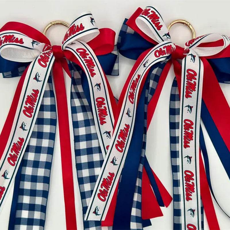Boot Bow Sets Personalized University College,Game Day