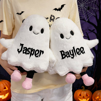 Funny Ghost Plush Pillow – Spooky Halloween Toy
