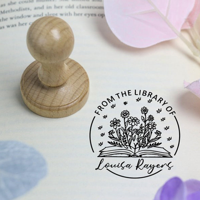 Personalized library stamp Self Inking Library Stamp