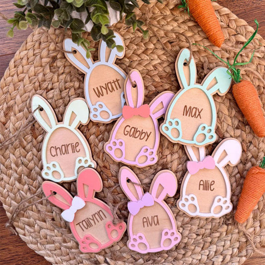 Personalized Easter Basket Tag, Easter Basket Tag