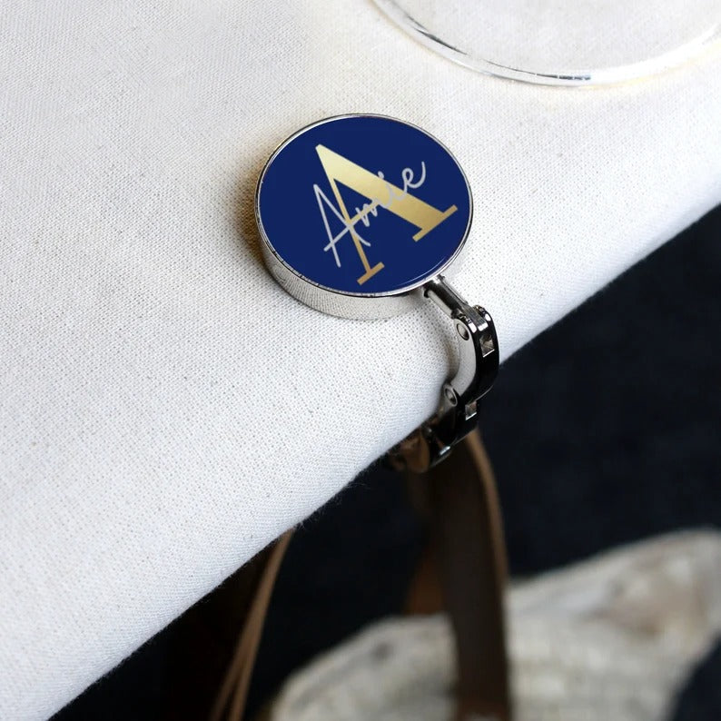 Personalised Folding Handbag Hanger
