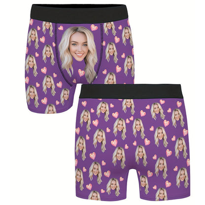 Men's Custom Boxer Briefs - Personalized Photo