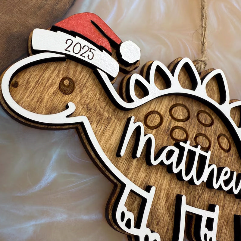 Dinosaur Ornament | Personalized Dinosaur Ornament