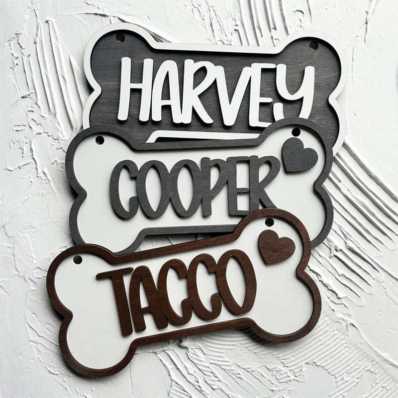 Personalized Crate Name Sign, Kennel Name Plate