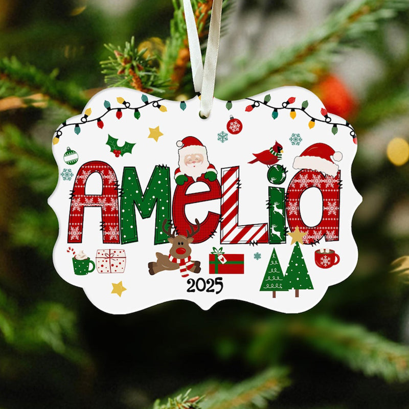 Personalized Kids Name Christmas Ornament