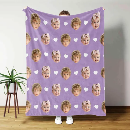 Custom Photo Blanket, Custom Blanket With Picture
