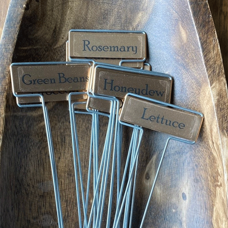 20, 40, 80 Packs of Copper Garden Markers + Labels + Oil Based Marker