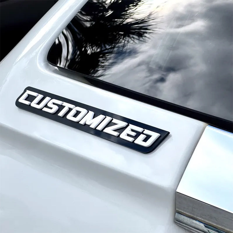 Custom Car Name Emblem Badge Custom