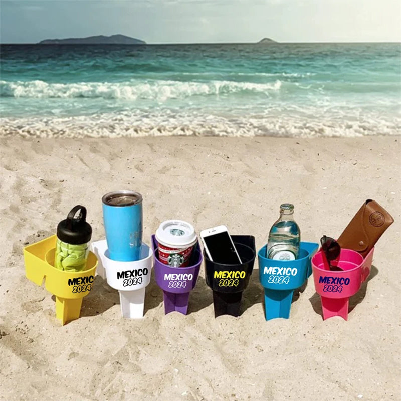 Beach Cup & Phone Holder | drink sand personalized graduation bride gift