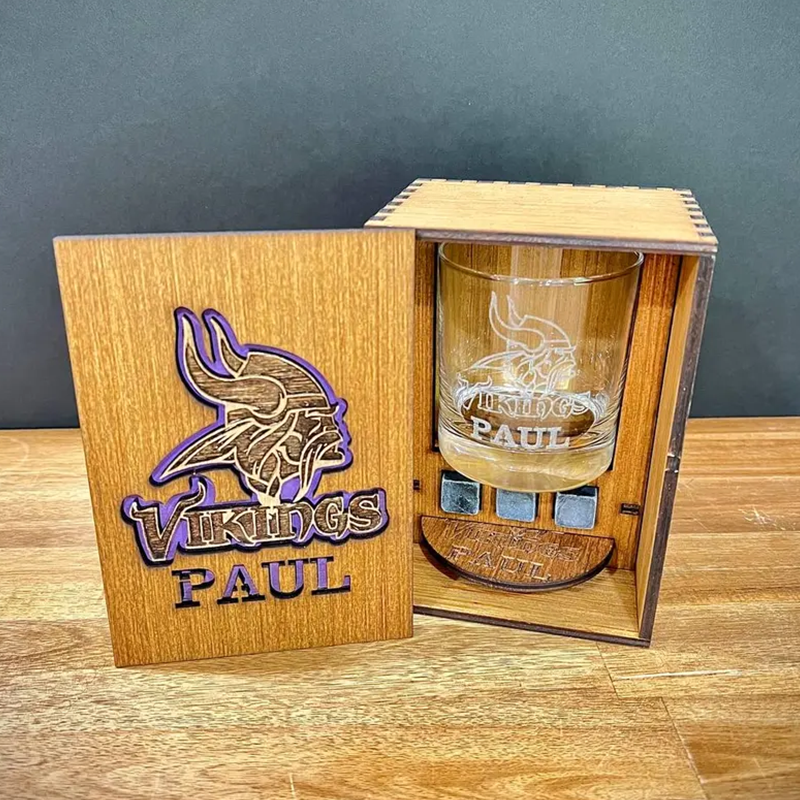 Personalized  Sport Team Football Team  Whiskey Glass