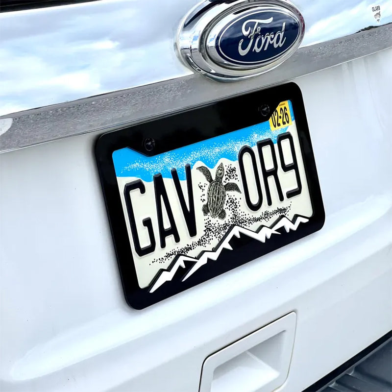 Mountain License Plate Frame Cover