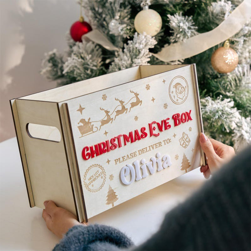 Christmas Eve Box/Christmas Eve Crate/Personalized