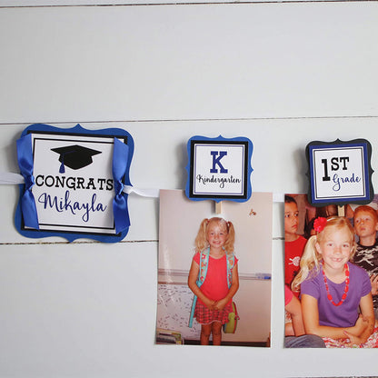 Graduation Photo Banner, Graduation Decorations